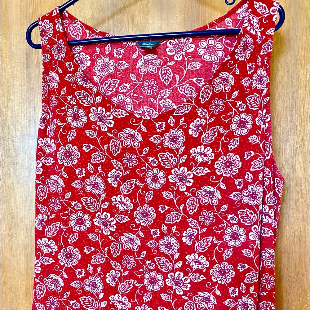 Eddie Bauer Sleeveless Floral Tank size 2XL